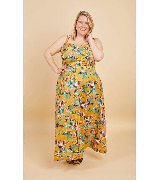 Cashmerette Size 12 to 32 Holyoke Maxi Dress & Skirt Sewing Pattern, , hi-res, image 3