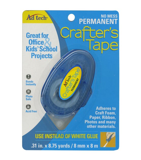 Permanent Glue Tape Runner Refill 2/Pkg