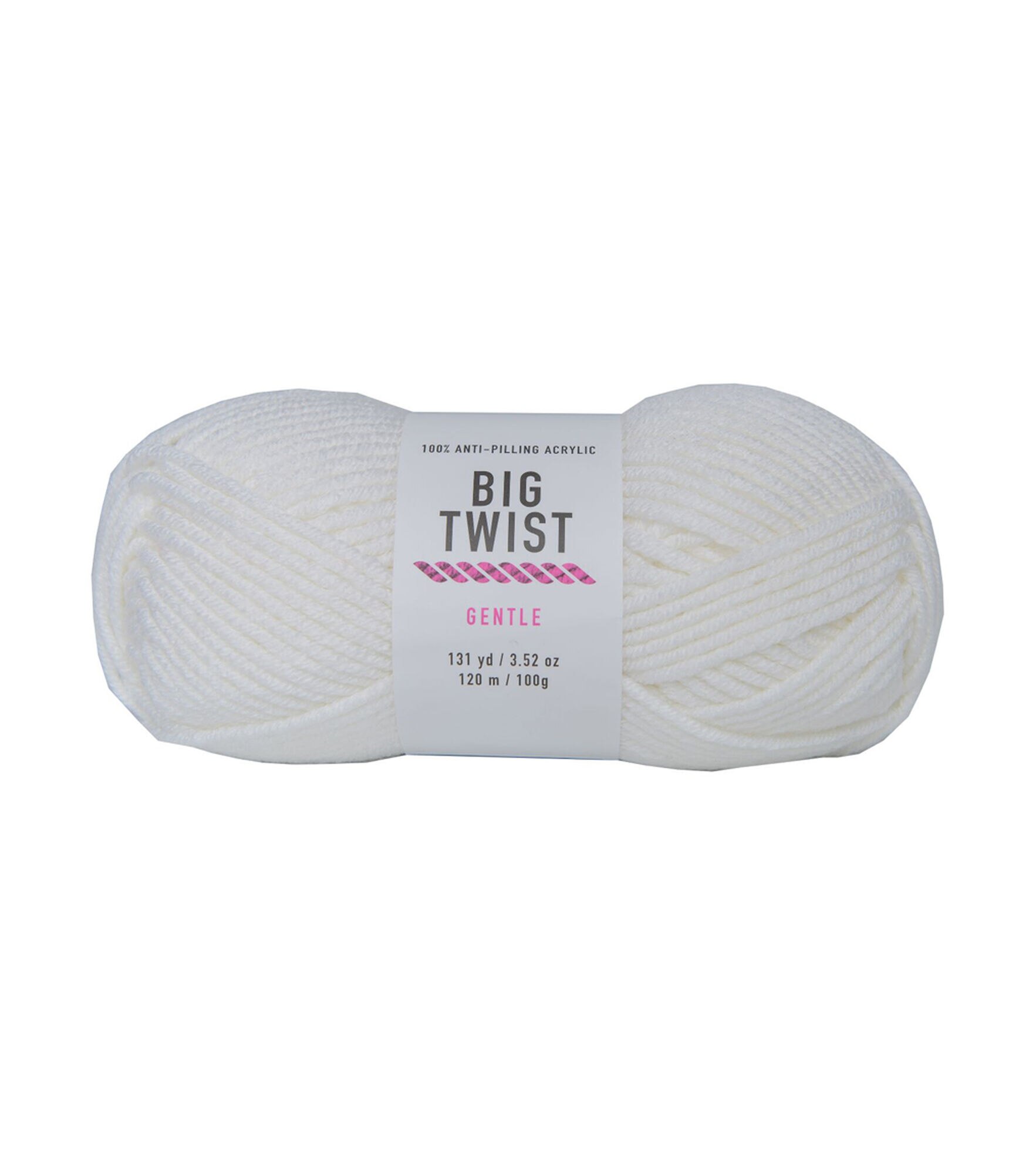 Big Twist 6oz Medium Weight Acrylic Blend 380yd Twinkle Yarn - White - Big Twist Yarn - Yarn & Needlecrafts