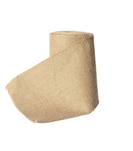 Panacea Burlap Roll with Sticky Back
