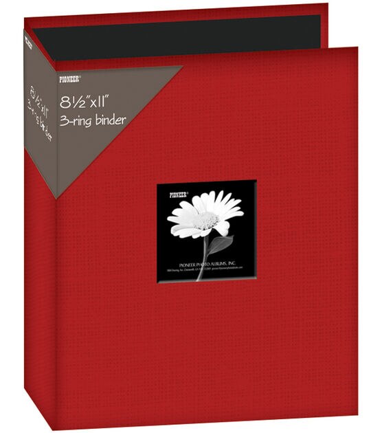 MBI Gloss Post Bound Album, Red