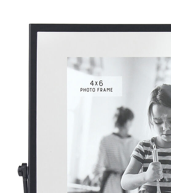 9 Pack 4x6 Picture Frames, Black Frames for Photos 4x6 with Mat or 5x7 Without Mat, Table Top and Wall Mounting Decor, Size: 4x6 Inches Photo