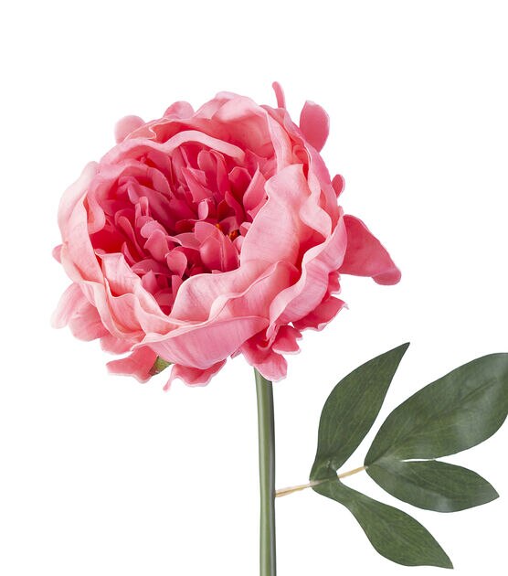24.5" Pink Peony Stem by Bloom Room, , hi-res, image 2