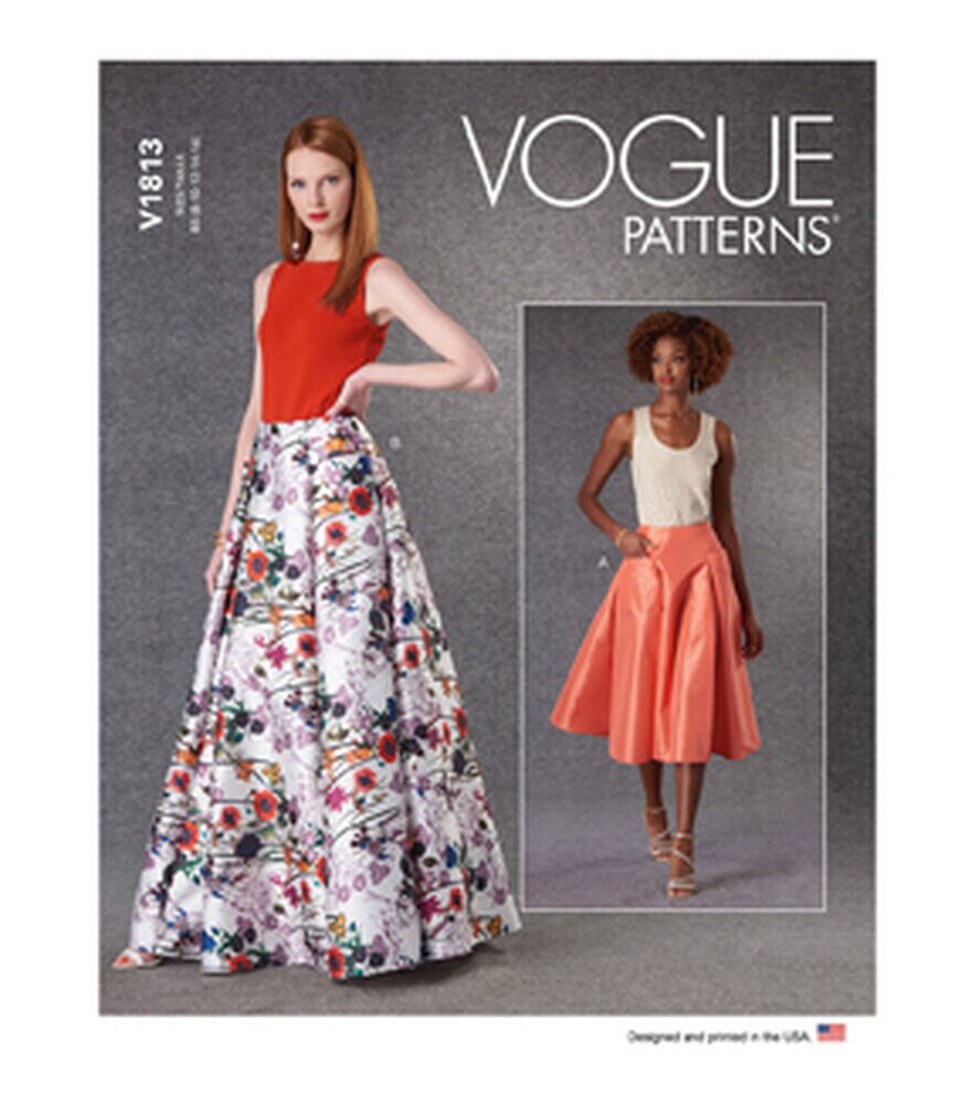 Vogue V1813 Size 8 to 16 Misses Skirt Sewing Pattern | JOANN