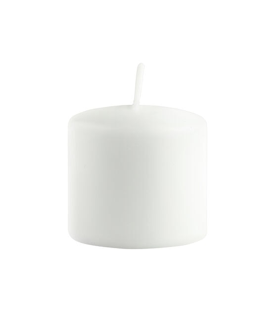 2" Unscented White Pillar Candles 8pk by Hudson 43, , hi-res, image 5