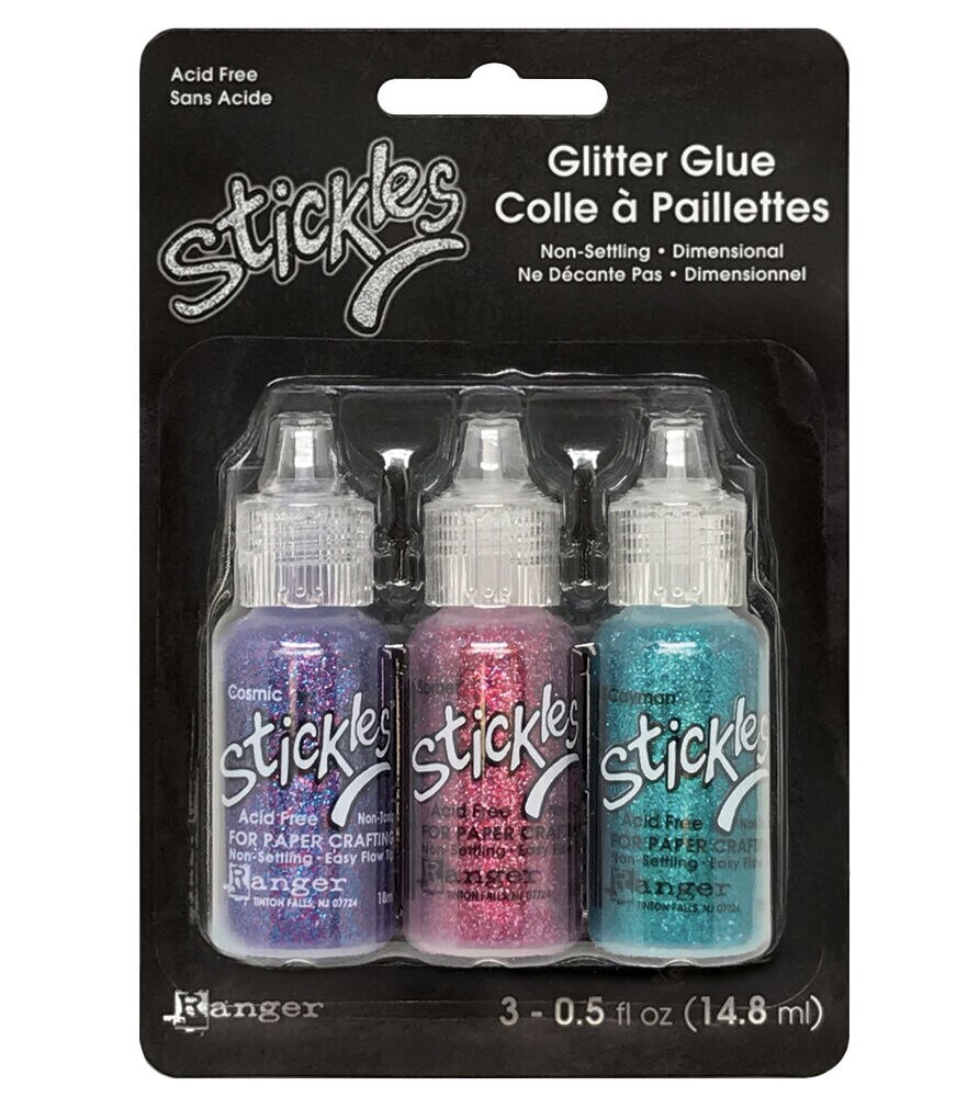 Ranger Stickles Glitter Glue 3pk, Sky, swatch