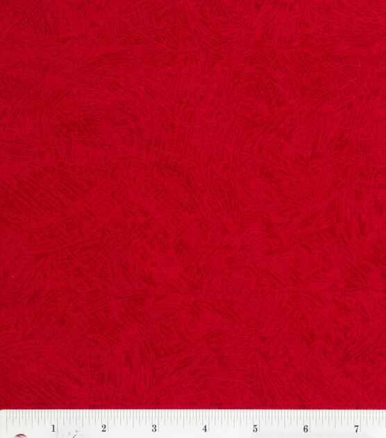 Red Brush Stroke Texture Quilt Cotton Fabric by Keepsake Calico
