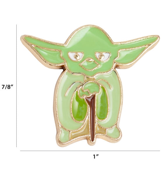 Blumenthal Lansing 1" Multicolor Star Wars Baby Yoda Shank Buttons 2pk, , hi-res, image 4