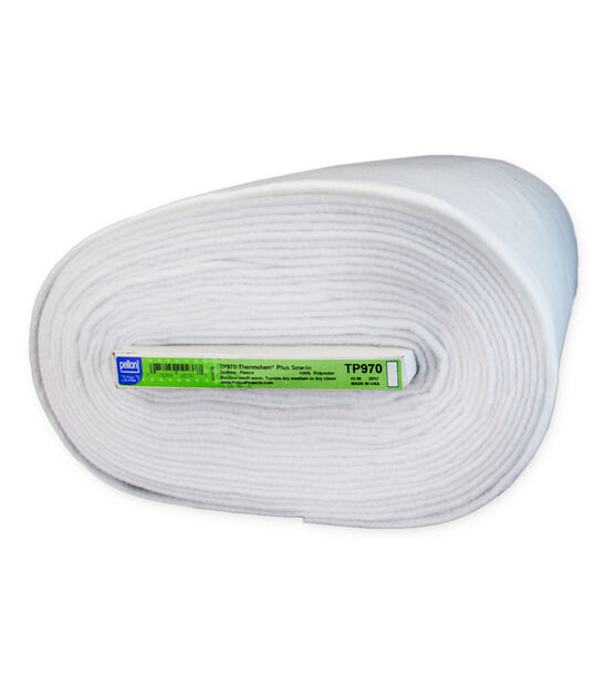 PellonTP970 Thermolam Plus Sew In, White 45" x 10yd bolt