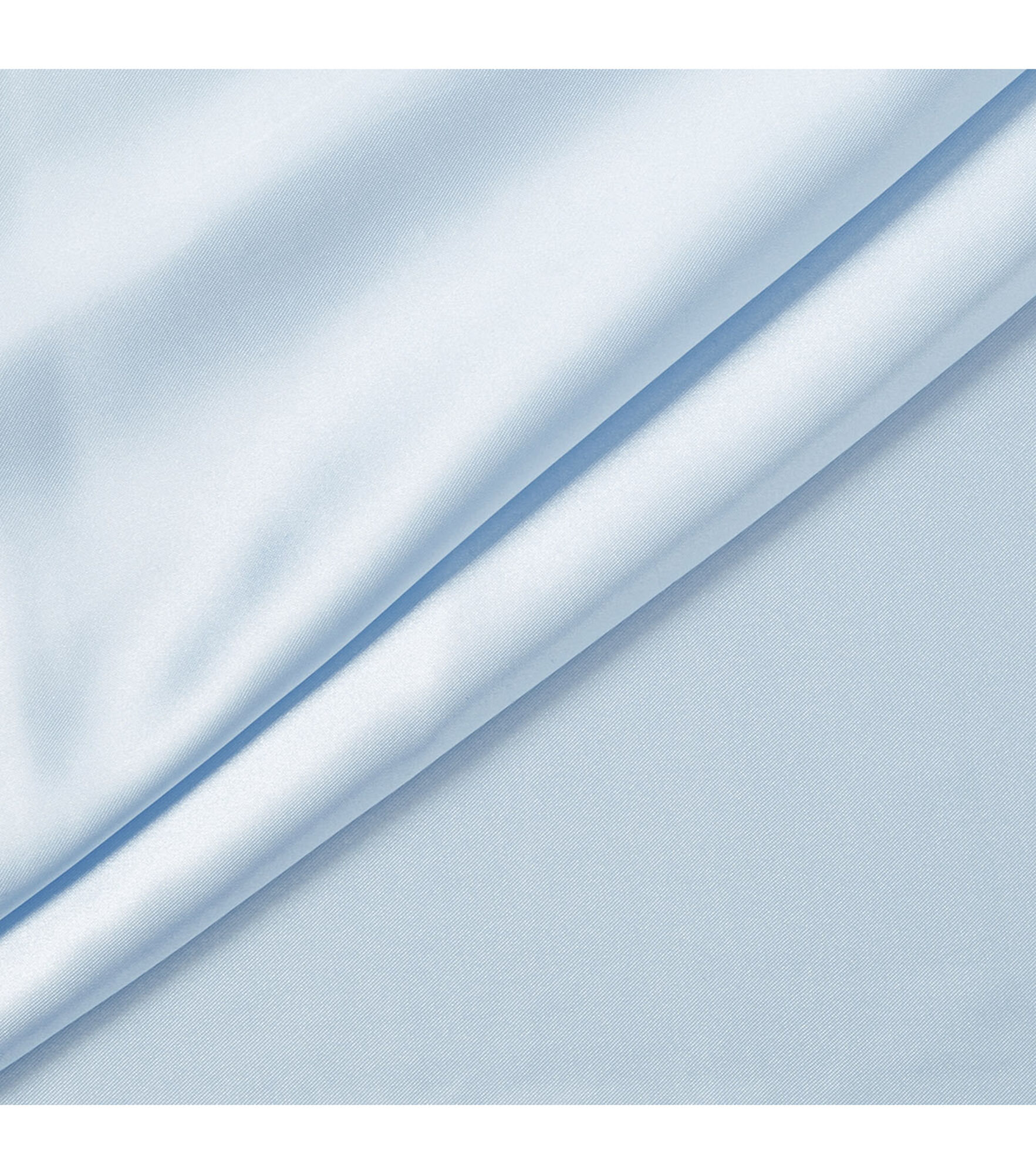 Glitterbug Satin Solid Fabric, Light Blue, hi-res