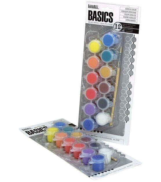 Liquitex BASICS Paint Pot Set 12 Colors