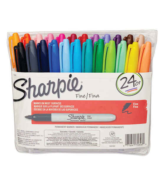 Sanford Sharpie Fine Point Write Colors Permanent Markers