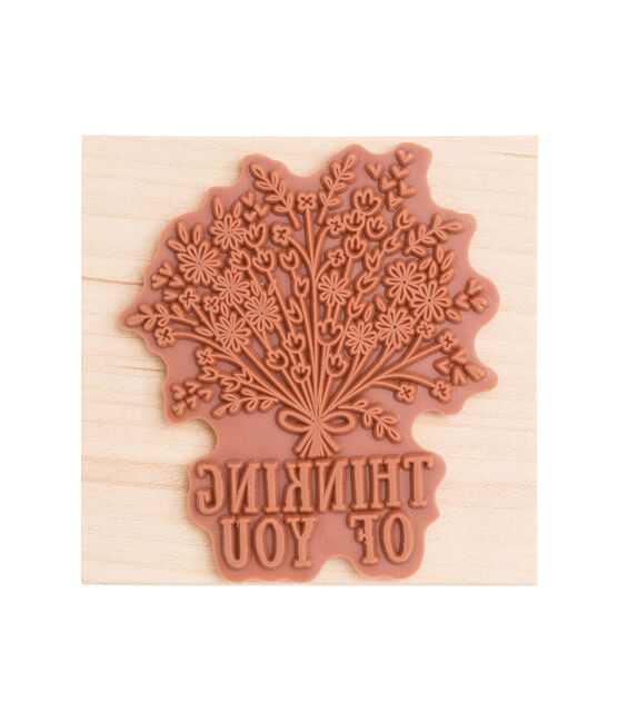 American Crafts Wooden Stamp Thinking of You, , hi-res, image 3