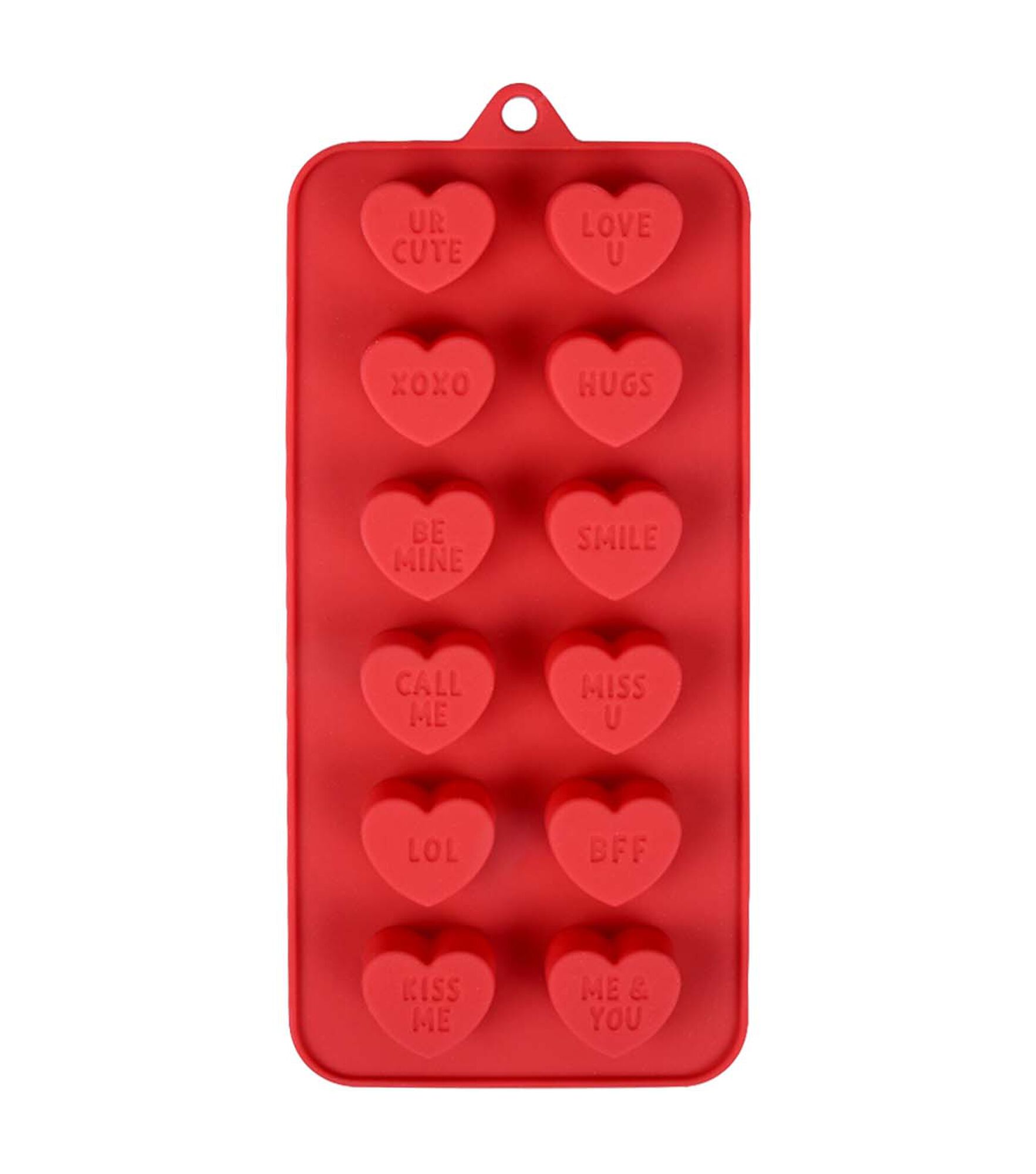 Stir 4 x 9 Valentine's Day Silicone Candy Mold - Scallop Hearts - Valentine's Day Baking - Seasons & Occasions