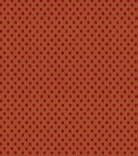 Waverly Multi Purpose Decor Fabric 54" Prussian Dot Ruby