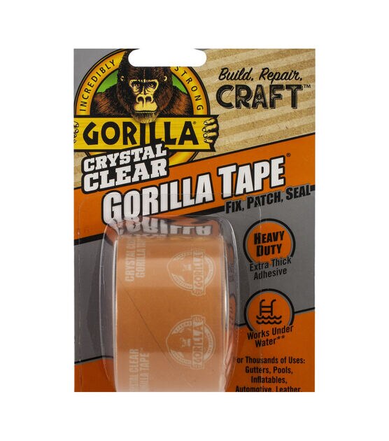 Gorilla Glue Crystal Clear Tape 1.5''X15'