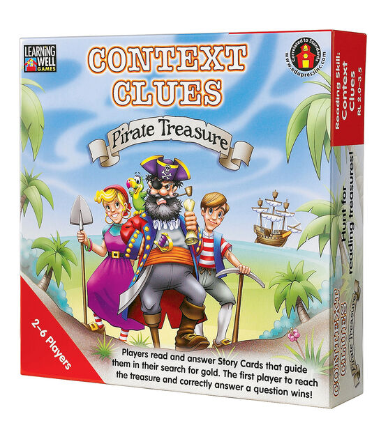 Learning Well Games Context Clues Pirate Treasure Game