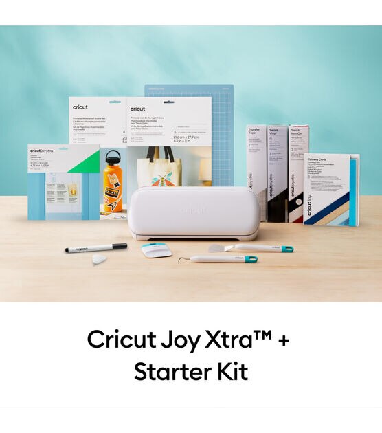  Cricut Joy Xtra Card Starter Kit  Includes Cricut Joy Xtra  Smart Cutting Machine, Joy Xtra Card Mat, Insert Cards Sampler (12 ct),  Cutaway Card Sampler (18 ct), & 5-Piece Tool Kit