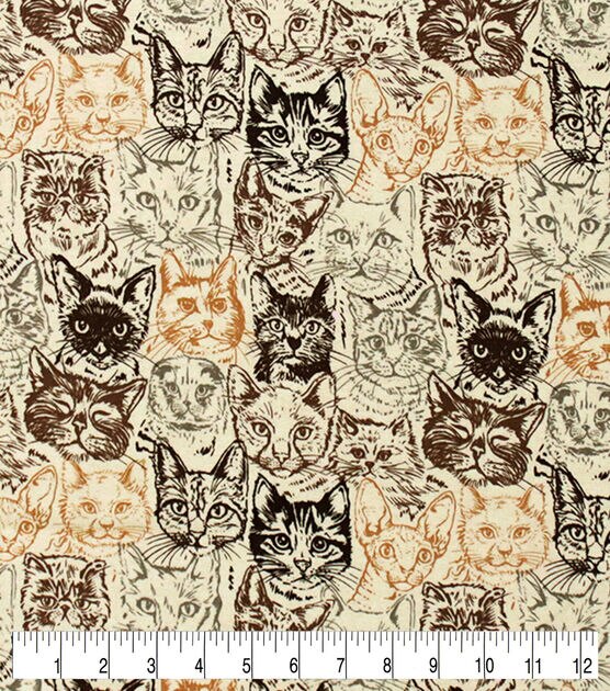 Packed Cats Super Snuggle Flannel Fabric, , hi-res, image 3