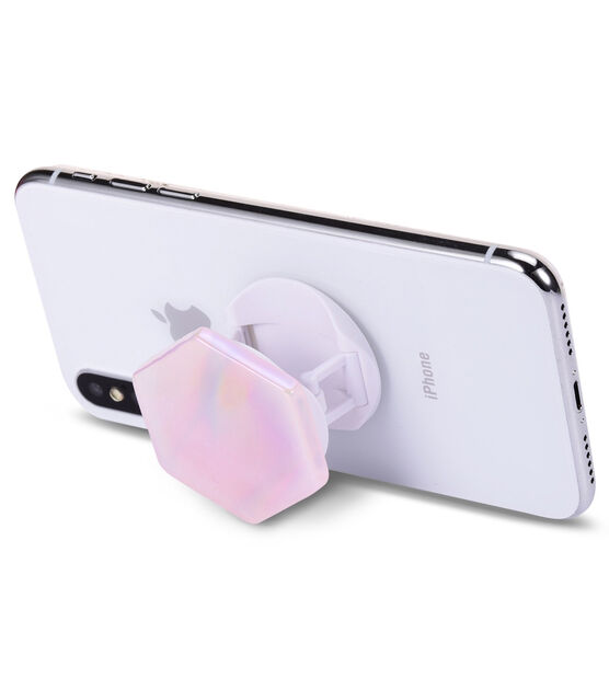 Ellie Rose Crystal Pink Holographic Phone Grip, , hi-res, image 3