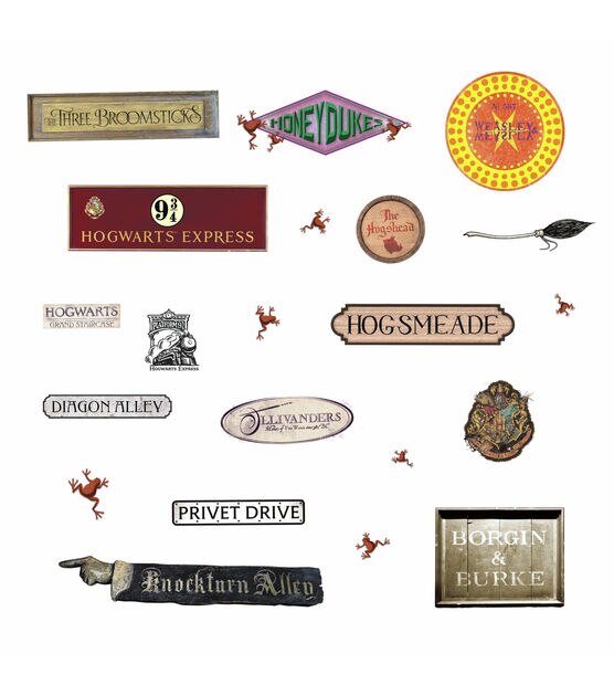 RoomMates Wall Decals Harry Potter Signs, , hi-res, image 2