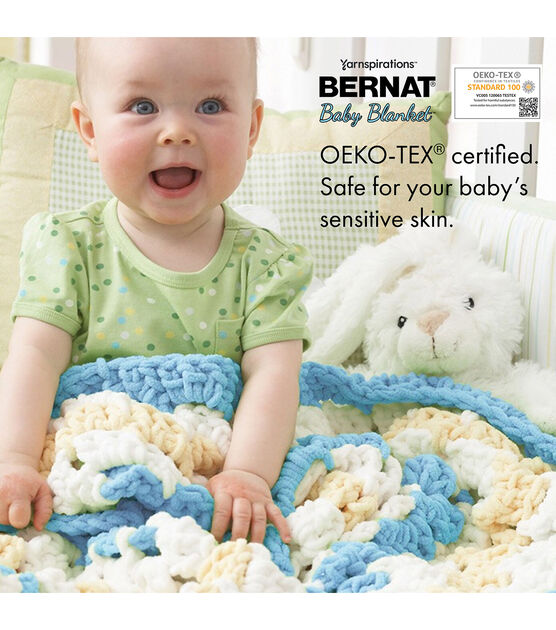 Bernat Baby Blanket 220yds Super Bulky Polyester Variegated Yarn, , hi-res, image 2