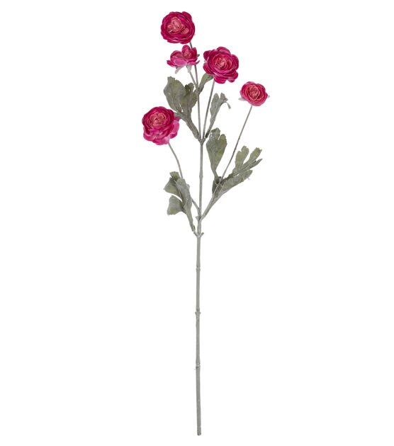 27" Light Fuchsia Ranunculus Stem by Bloom Room