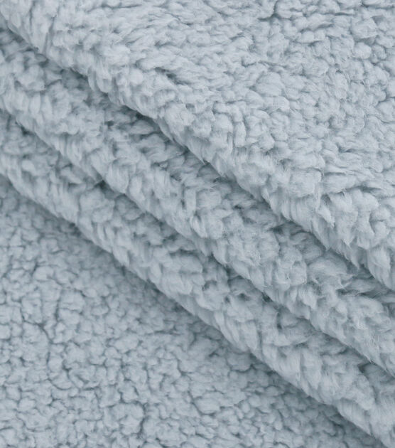 Solid Faux Fur Sherpa Fabric, , hi-res, image 7