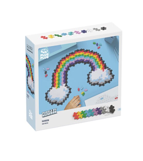 Plus-Plus Rainbow Puzzle By Number 500pc, , hi-res, image 3