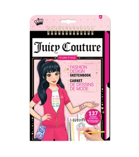 Juicy Couture 137pc Fashion Design Sketchbook | JOANN