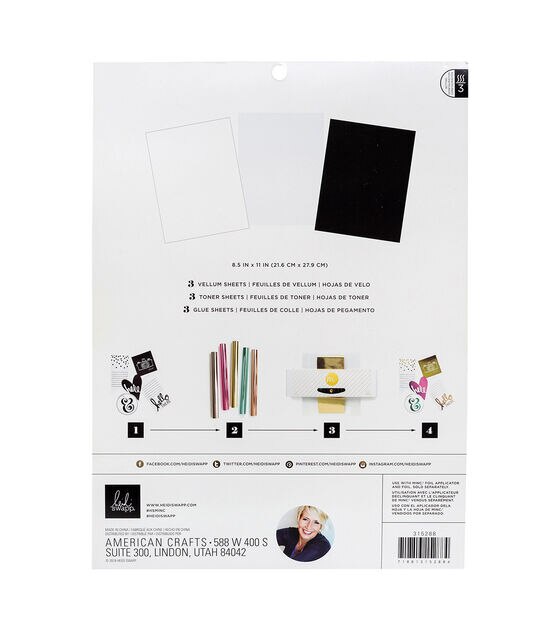 Heidi Swapp Minc Surface Paper Pad, , hi-res, image 3