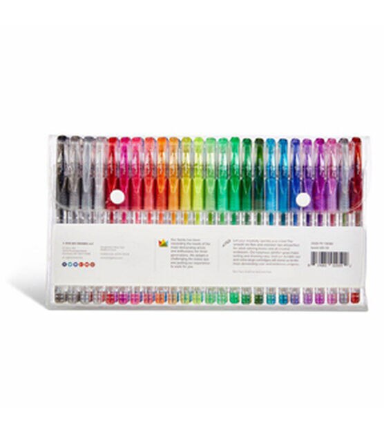 Colorful Art Co. Glitter Gel Pens for Kids & Adults - Set of 12 w