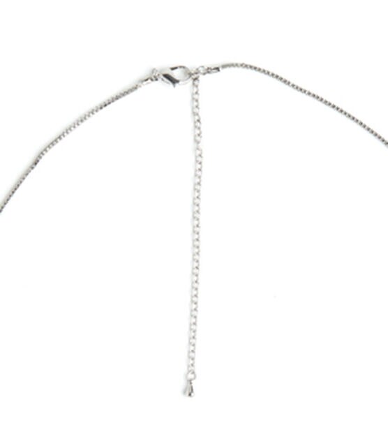 20" Silver Necklace by hildie & jo, , hi-res, image 3