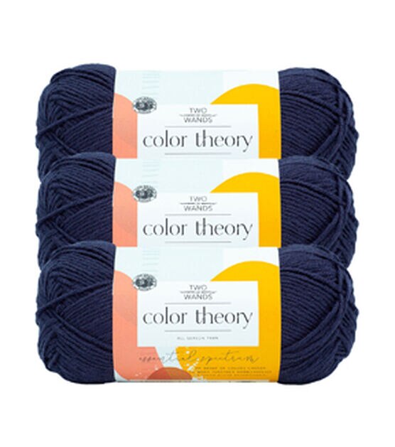 Lion Brand Color Theory 246yds Worsted Acrylic Yarn 3 Bundle, , hi-res, image 1