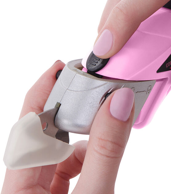 Pink Power Cordless Scissors Fabric Cutter, , hi-res, image 5