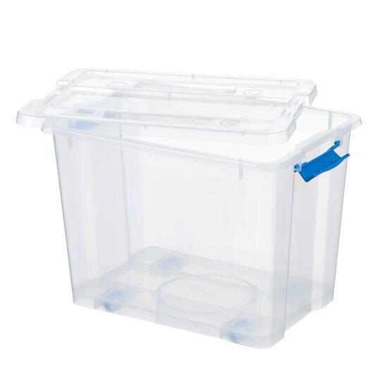 20 Liter Plastic Storage Box With Snap Lid by Top Notch, , hi-res, image 2