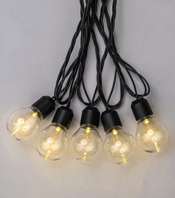 19' Summer Black Round String Lights by Place & Time, , hi-res, image 2