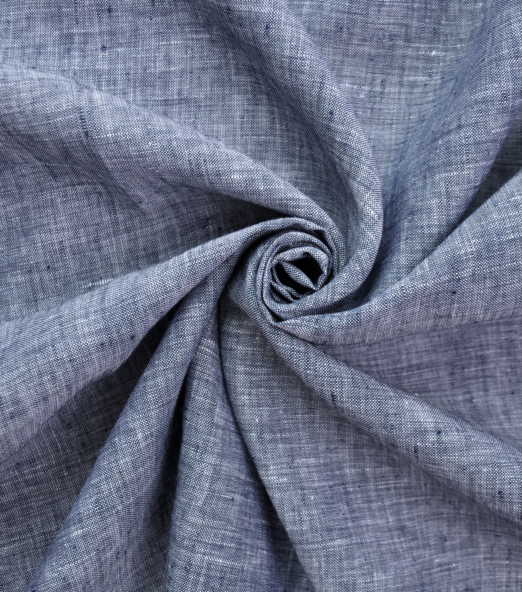 100% Linen Fabric Solids, Navy Yd, hi-res