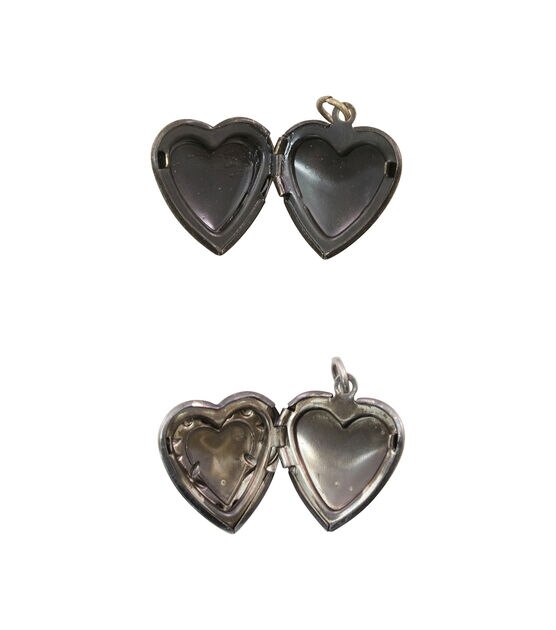 Tim Holtz Assemblage 2ct Ornate Heart Lockets, , hi-res, image 3