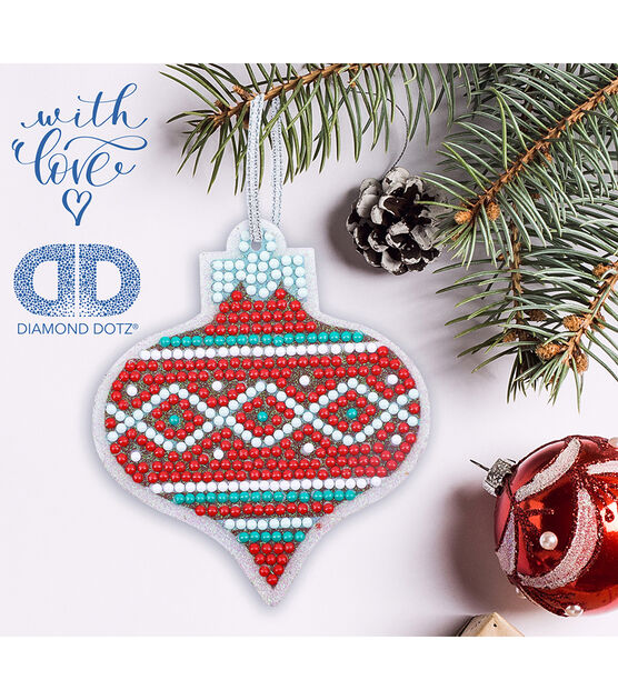 Christmas Ornament Diamond Painting Kits, Gift Tag Diamond