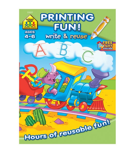 Write And Reuse Workbook Printing Fun!