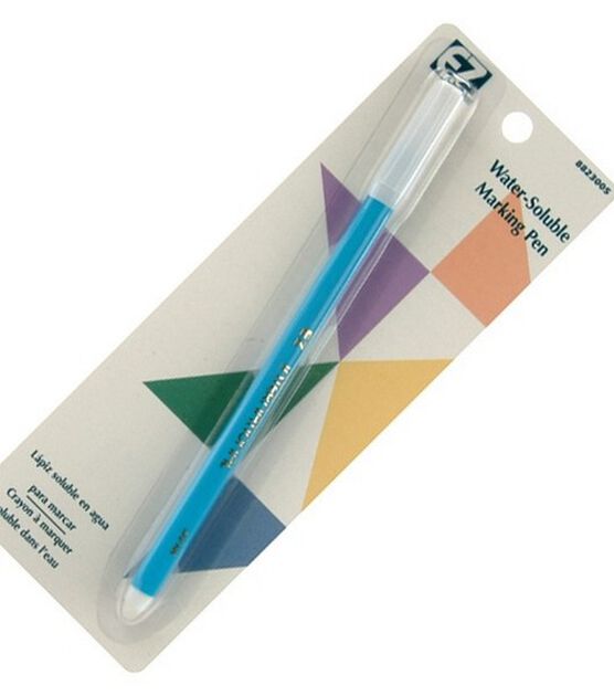 Hello Hobby Water-Soluble Blue Fabric Marking Pen (1 Count)