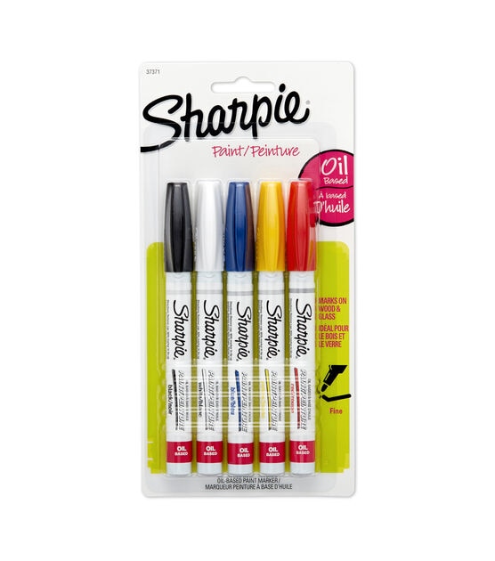 Sharpie Oil-Based Paint Marker - White, Medium Point, Pack of 25