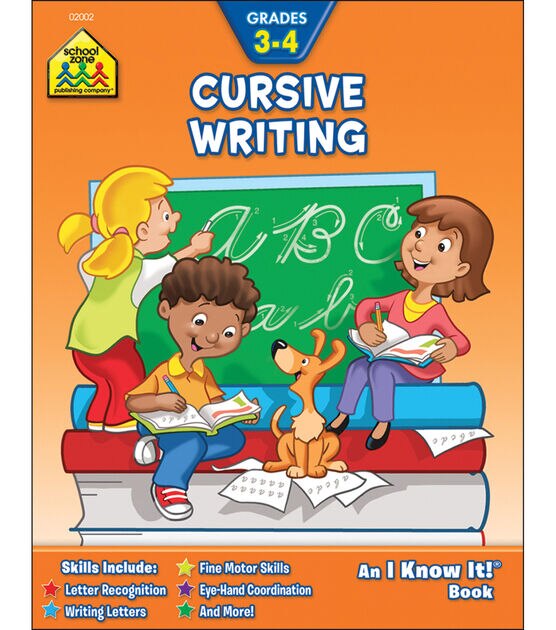 School Zone Curriculum Workbooks Cursive Writing