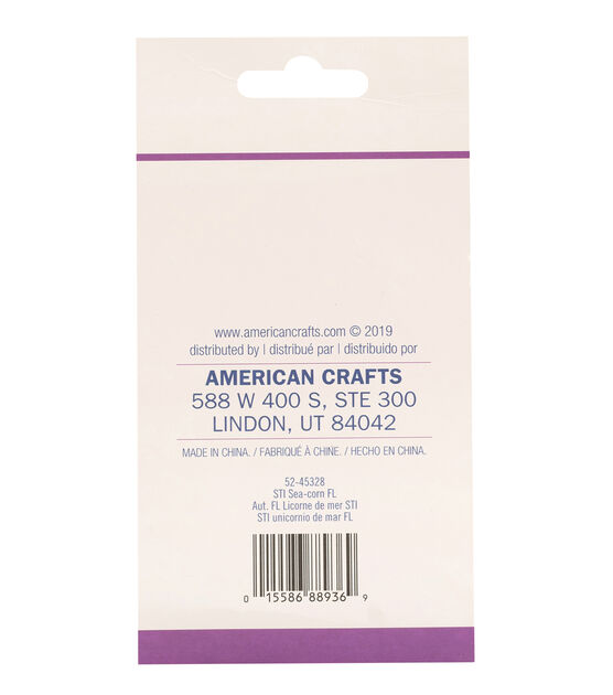 American Crafts Floaty Sticker Seacorn, , hi-res, image 3