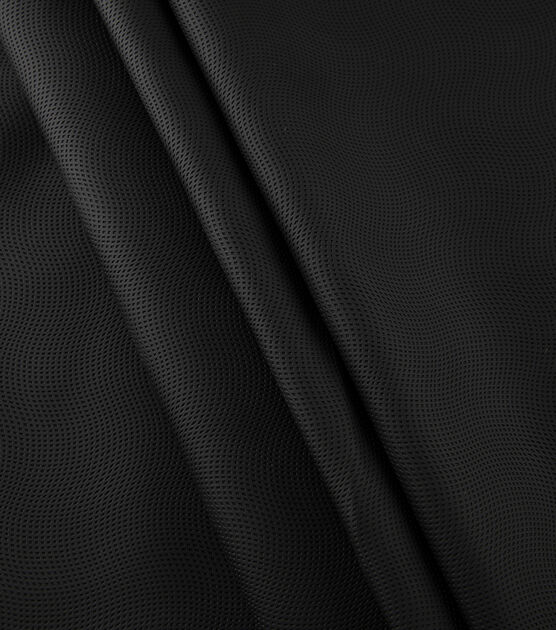 Yaya Han Cosplay Black Optical Faux Leather Fabric, , hi-res, image 4