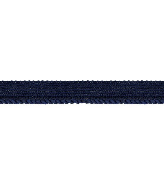 3/16in Navy Twisted Lip Cord Trim by Signature Series, , hi-res, image 3