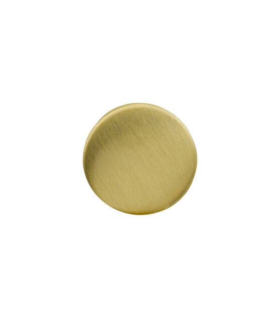 La Mode 5/8" Gold Round Shank Buttons 3pk, , hi-res, image 2