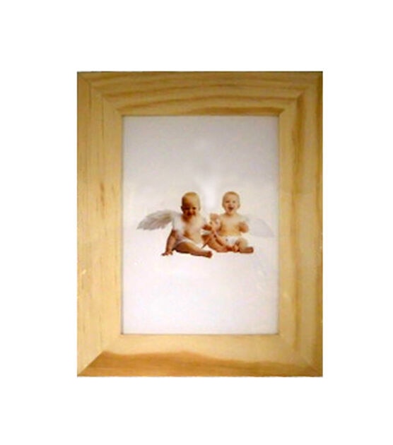 Woodline Works Wooden Picture Frame with Straight Edges 5''x7''