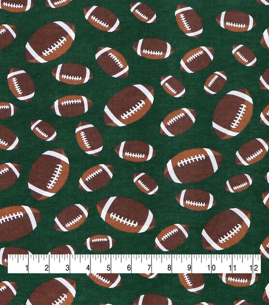Football Super Snuggle Flannel Fabric, , hi-res, image 3